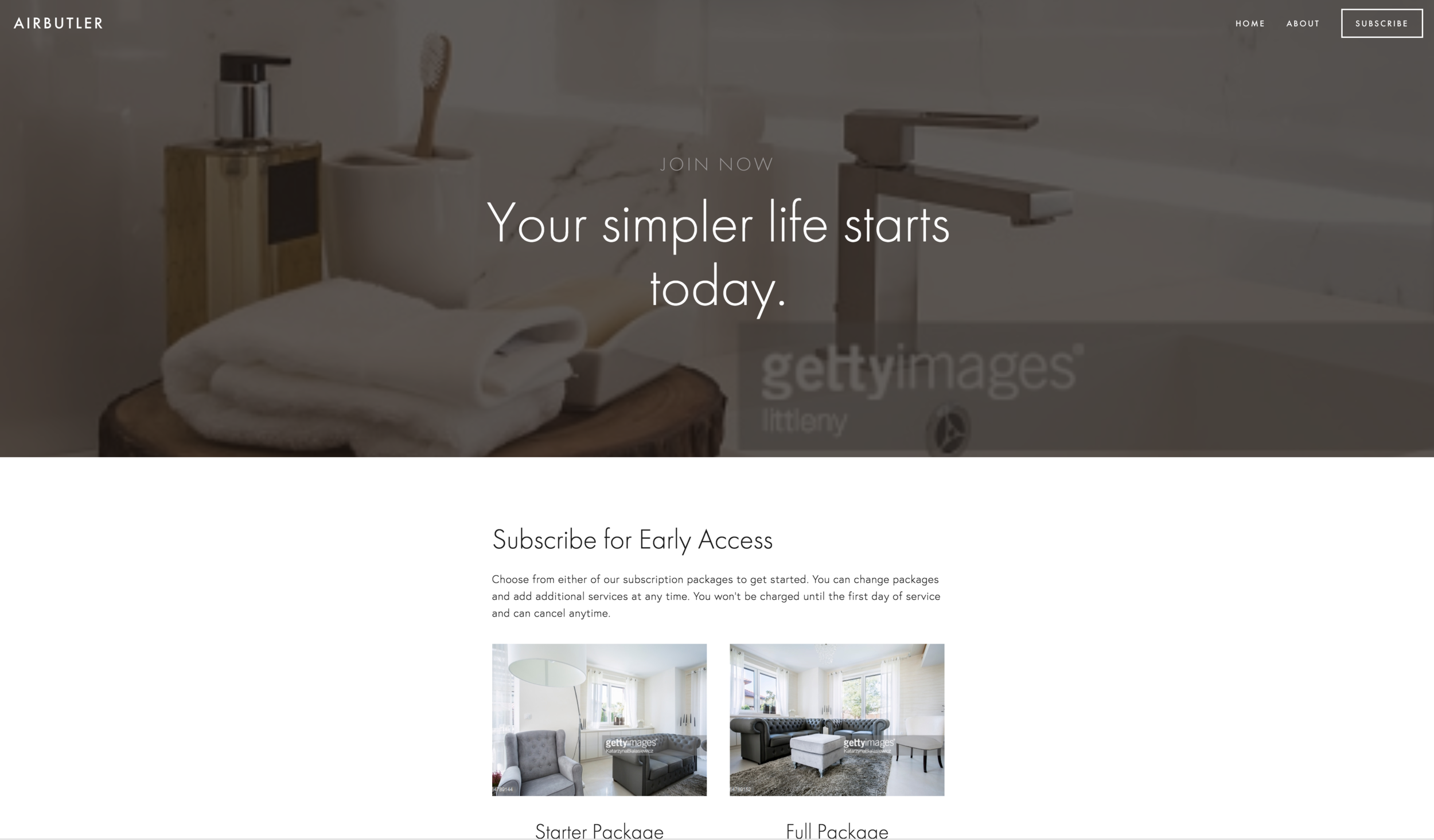 AirButler services page